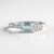 Anello in argento con Acquamarina Brasiliana