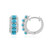 Boucles d'oreilles en argent et Turquoise Sleeping Beauty