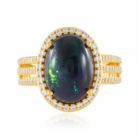 Mezezo Opal Silver Ring