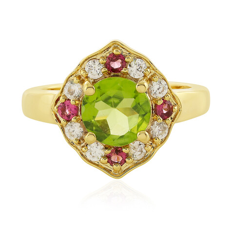 Anillo en plata con Peridoto