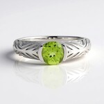 Anello in argento con Peridoto (de Melo Essence)