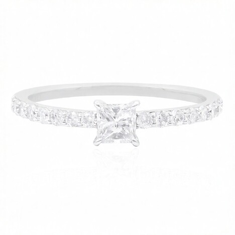 Gouden ring met een Diamant SI1 (G) (Annette)