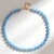 Collana in argento con Quarzo Blu