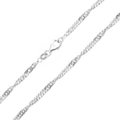 Cadena en plata