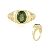 Anello in argento con Moldavite