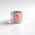 Anello in argento con Opale Rosa (de Melo Essence)