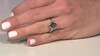 Bague en argent et Fluorite verte