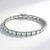 Brazalete en plata con Topacio blanco