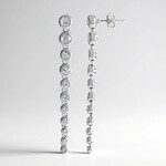 Orecchini in argento con Zircone (de Melo)