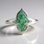 Anello in argento con Smeraldo Zambia