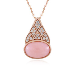 Collana in argento con Opale Rosa