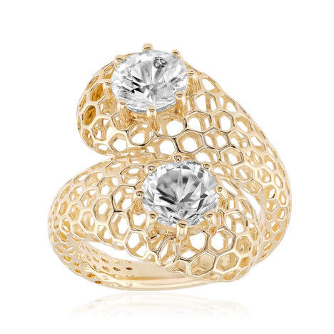 Bague en or et Zircon (Ornaments by de Melo)