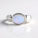 Anello in argento con Opale Australiano
