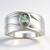 Bague en argent et Tanzanite verte non chauffée