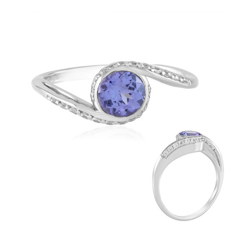 Bague en argent et Tanzanite (de Melo Essence)