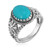 Zilveren ring met een turkoois (Desert Chic)