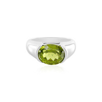 Anillo en plata con Peridoto