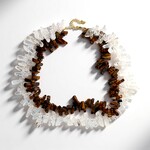 Collana in argento con Occhio di Tigre