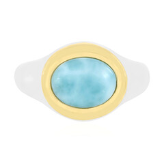Anello in argento con Larimar