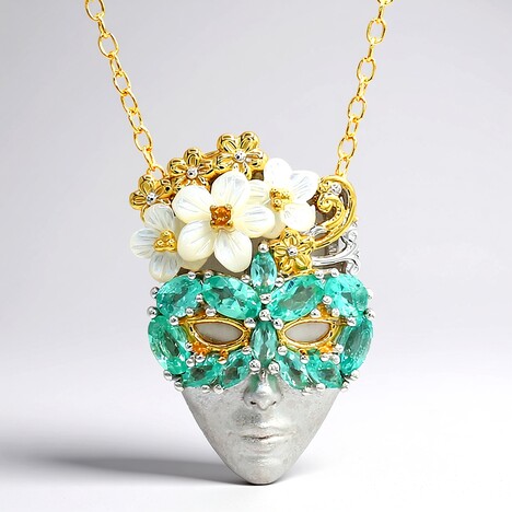 Collana in argento con Madreperla (Gems en Vogue)