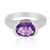 Bague en argent et Améthyste de Zambie