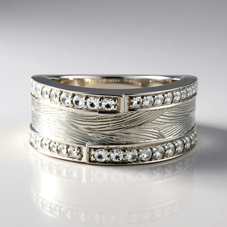 Anello in argento con Zircone