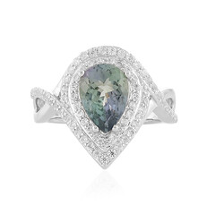 Anello in argento con Tanzanite (non riscaldata)