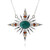 Tyrone Turquoise Silver Necklace (Granulieren)