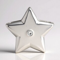 Ciondolo in argento con Diamante I1 (G) (Annette)
