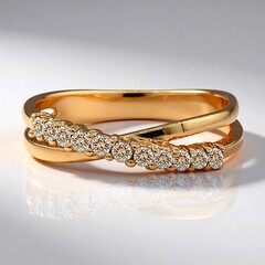 Anello in oro con Diamante Rose de France SI1 di Argyle