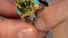 Zilveren ring met een Ouro Verde kwarts (Gems en Vogue)