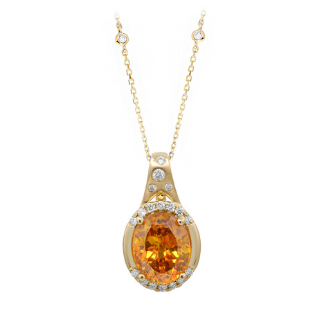 14K Sphalerite Gold Necklace (CIRARI)
