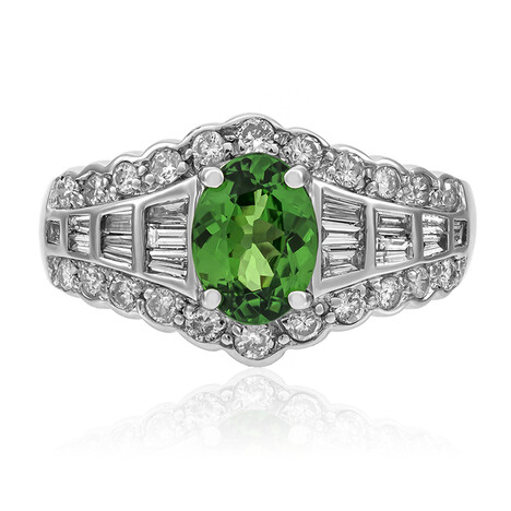 Gouden ring met een AAA tsavoriet (CIRARI)