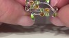 Zilveren ring met peridoots