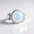 Anello in argento con Opale di Welo