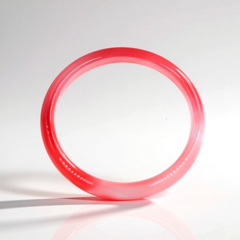 Anello con Agata Rosa