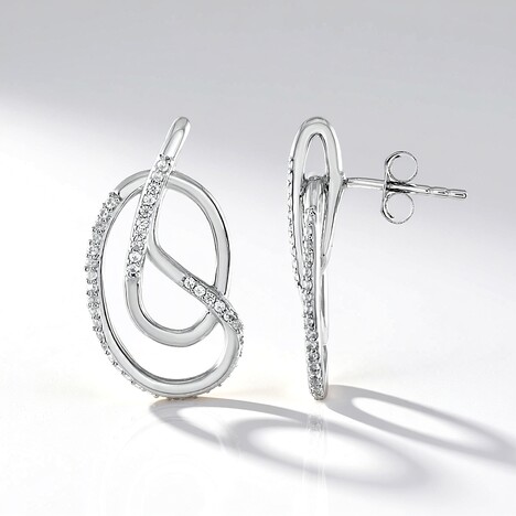 Orecchini in argento con Zircone