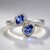 Anello in oro con Tanzanite AAA