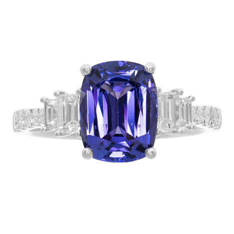 18K AAA Tanzanite Gold Ring (CIRARI)
