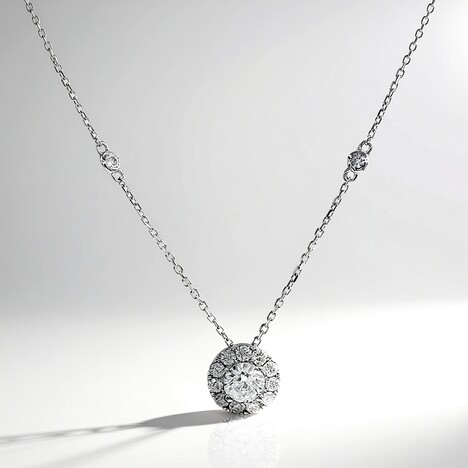 Collana in oro con Diamante SI2 (H) (CIRARI)