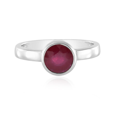 Bague en argent et Rubis de Bemainty