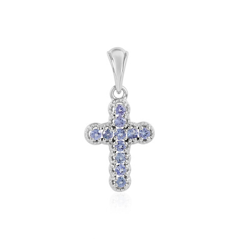 Pendentif en argent et Tanzanite