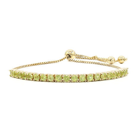 Peridot-Silberarmband