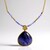 Collana in argento con Charoite (dagen)