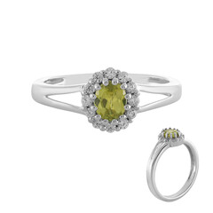 Anello in argento con Sfene