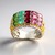 Anello in argento con Tormalina (Gems en Vogue)
