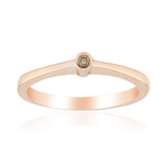 Anillo en plata con Diamante rosa de Francia de Argyle SI1 (Annette)