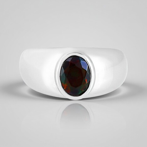 Anello in argento con Opale Mezezo