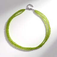 Collana in argento con Peridoto