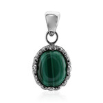 Ciondolo in argento con Malachite (Art of Nature)